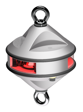 3nm 360° Red, hoist, silver anodized 3nm 360° Red, hoist, silver anodized